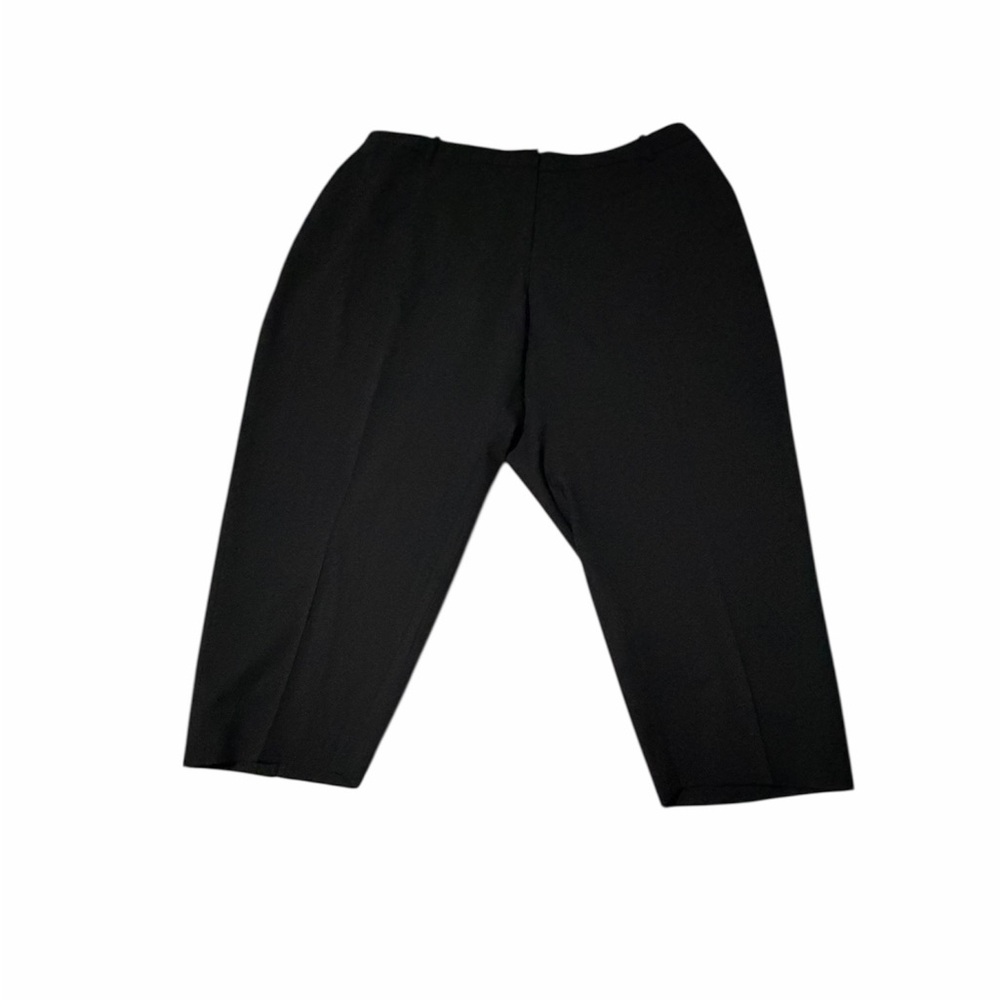 Lafayette 148 Clinton Black Ankle Pants Size 20W Light Wool Straight Leg - Picture 2 of 15